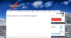 Desktop Screenshot of flatironsports.net